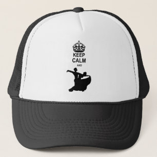 Casquette Gardez le calme et la danse de salle de bal