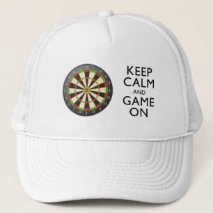 Casquette GARDEZ LE CALME ET LE JEU SUR - Cible de flechette