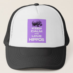 Casquette Gardez le pourpre de calme et de conception de