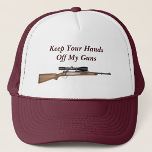 Casquette Gardez vos mains outre de mes armes à feu