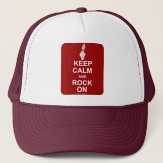 Casquette Gardez votre calme et Rock On