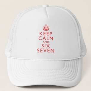 Casquette Gardez votre calme Six Sept Mème Humour Viral Vête