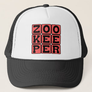 Casquette gardien de zoo, employé de zoo