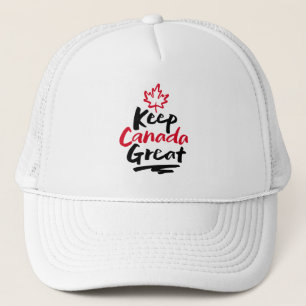 Casquette Gardons le CANADA grand !  La feuille d'érable can
