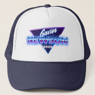Casquette Gavin Newsom 2028 Pour Président Rétro 80s