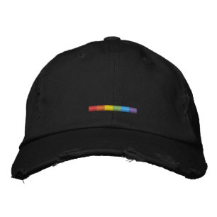 casquette gay pride brodé