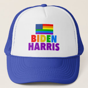 Casquette Gay pride du drapeau américain Biden Harris Rainbo