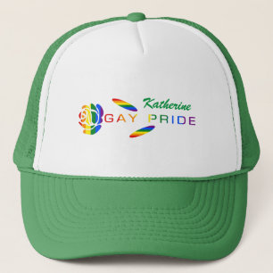 Casquette Gay pride Rainbow Flag Rose personnalisé