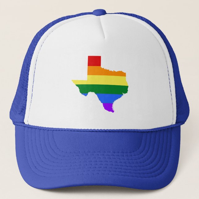 Casquette Gay pride| Texas Rainbow (Devant)