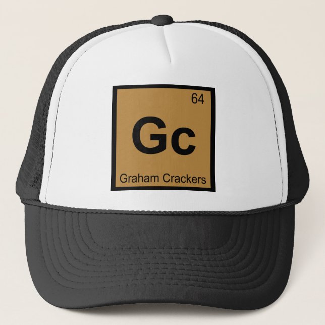 Casquette Gc - Graham Crackers Chimie Tableau Périodique (Devant)