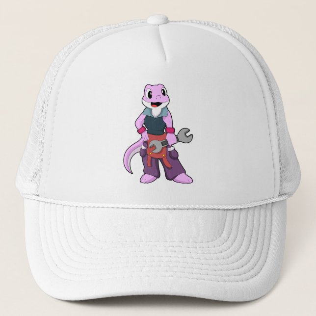 Casquette Geko comme Mécanique avec clé (Devant)