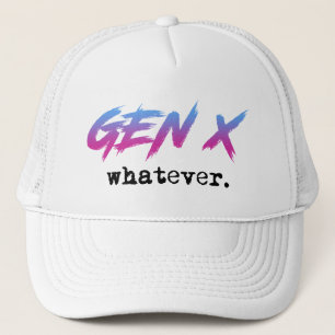 Casquette Gen X - peu importe