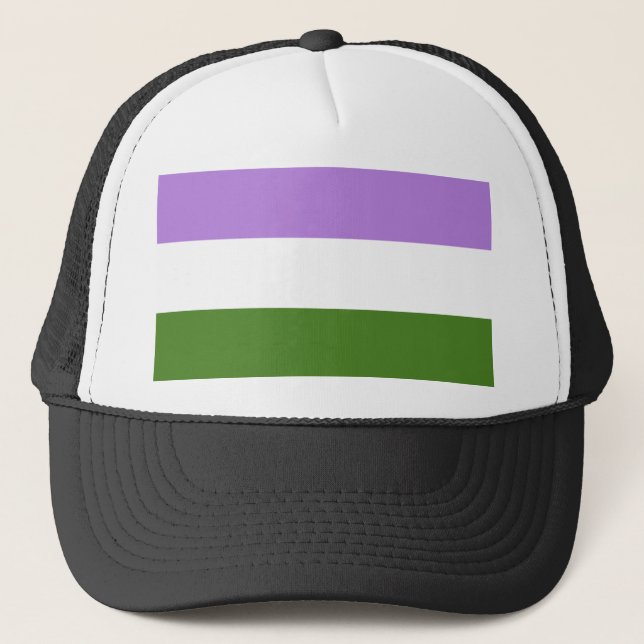 Casquette Genderqueer Pride (Devant)