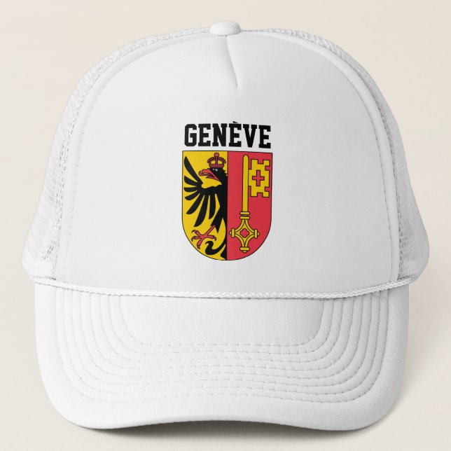 Casquette Genève, Suisse - blason (Devant)