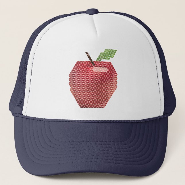 Casquette géométrique d'Apple (Devant)