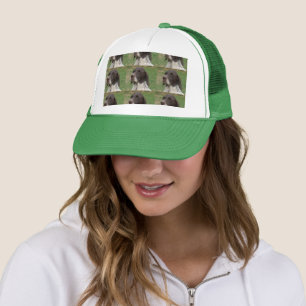 Casquette german courte pointeur foie et blanc