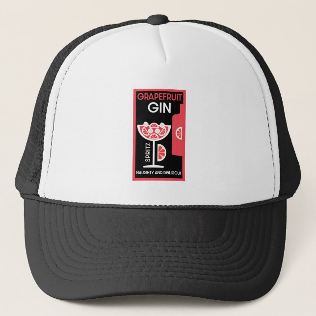 Casquette Gin rose (Devant)