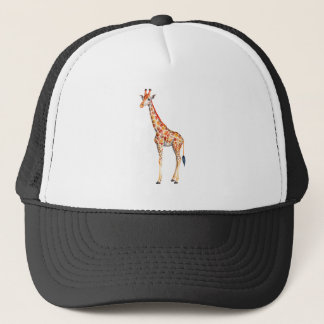Casquette girafe avec un long cou