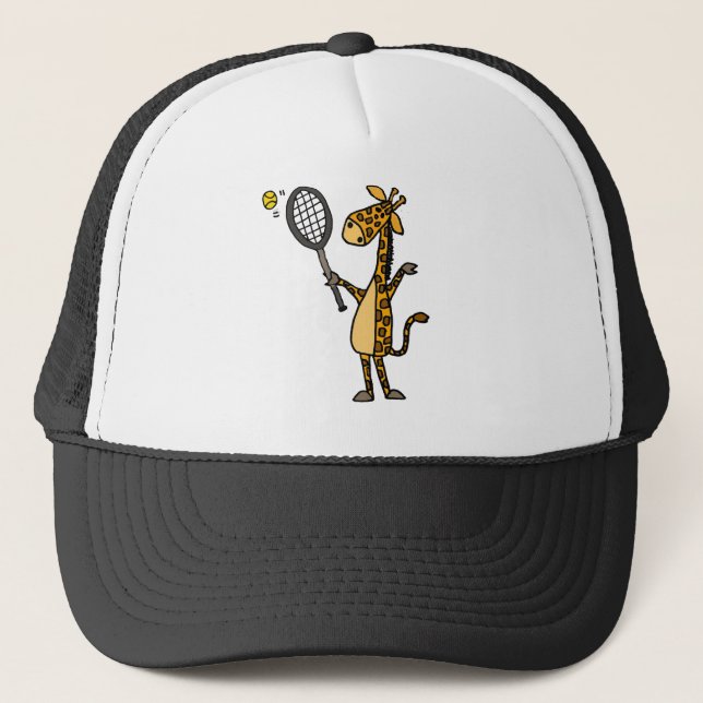Casquette Girafe mignonne d'amusement jouant la bande (Devant)