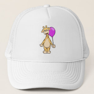 Casquette Giraffe with Balloon
