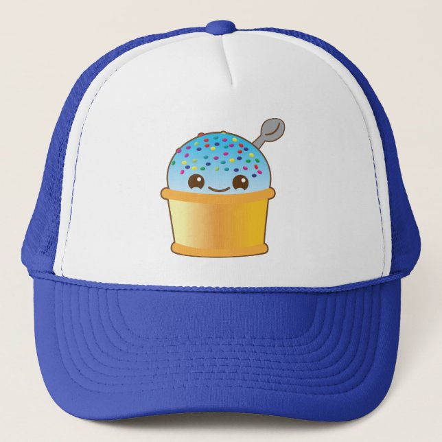 Casquette Glace délicieuse délicieuse mignonne superbe de (Devant)