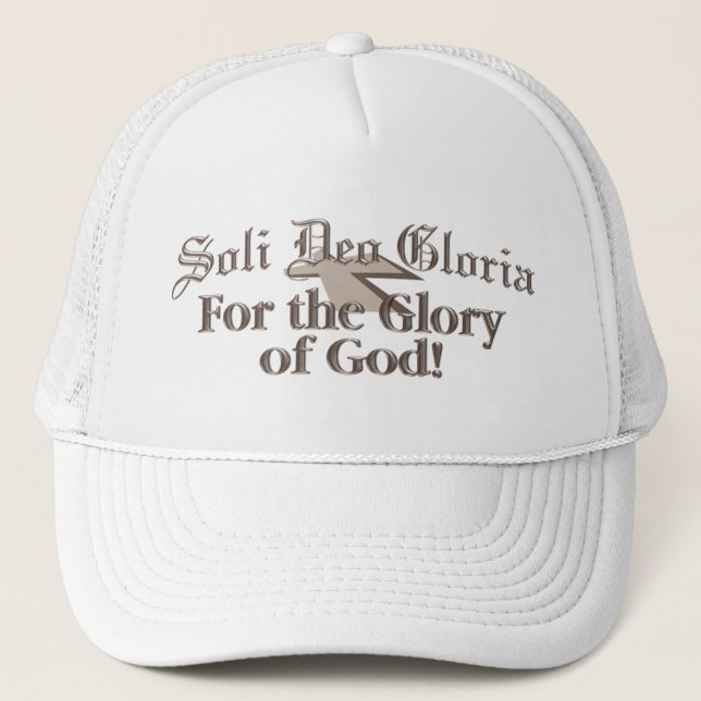 Casquette Gloria-casquette de Sola Deo (Devant)