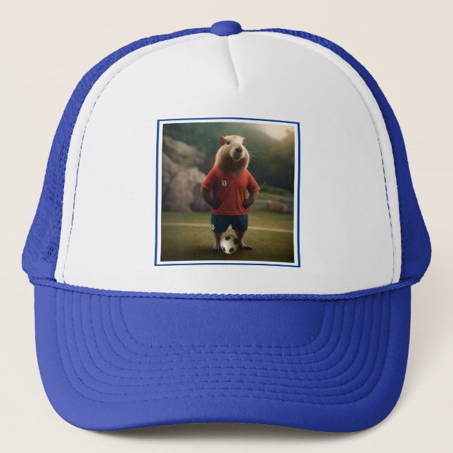 Casquette "Goal-Scoring Capybara : The Ultimate Soccer Star  (Devant)
