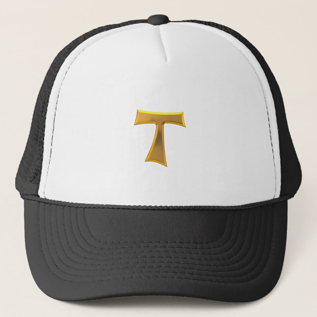 Casquette Golden 3-D Look Franciscan Tau Cross (Devant)