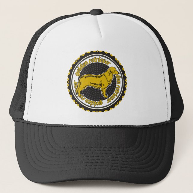 Casquette Golden retriever (Devant)