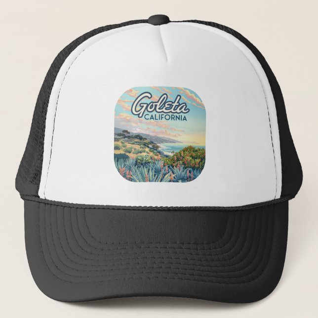 Casquette Goleta California Père Noël Barbara Isla Vista Vin (Devant)