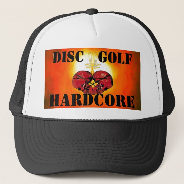 Casquette GOLF HARDCORE.com de DISQUE (Devant)