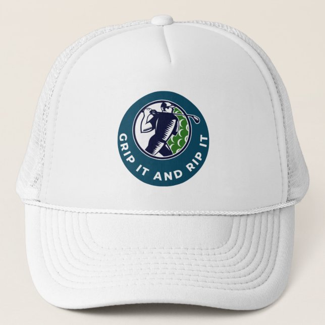 Casquette Golf Infusion "Grip It And Rip It!" Golfer Golf (Devant)
