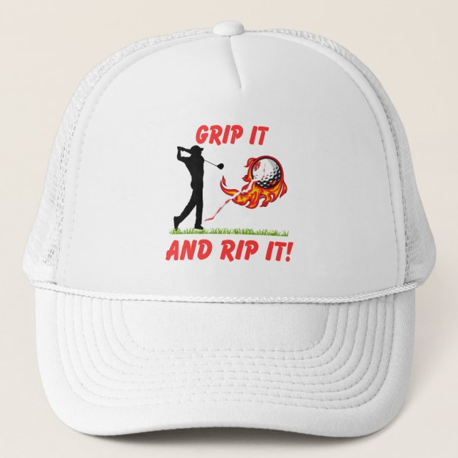 Casquette Golf Infusion "Grip It And Rip It!" Golfer Golf (Devant)