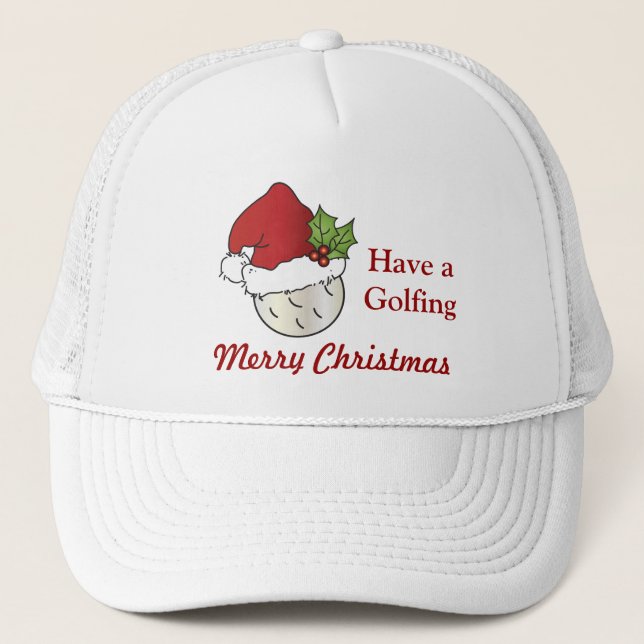 Casquette Golf 🏌️ ‍ ♂️ Joyeux Noël (Devant)