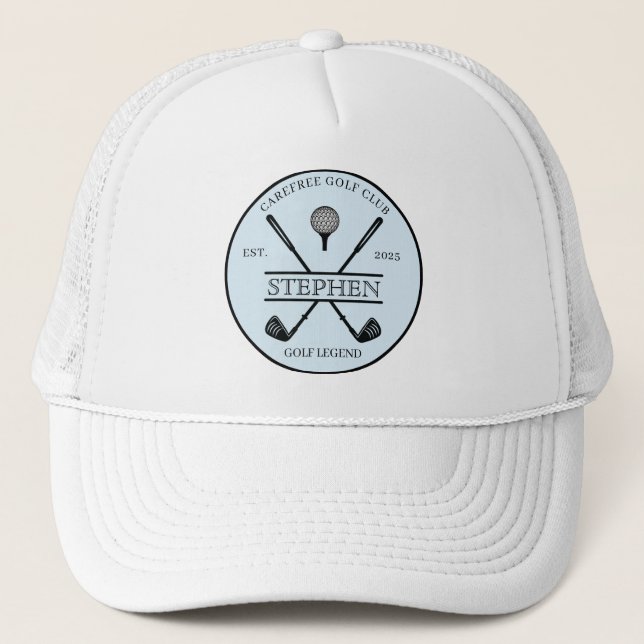 Casquette Golf Legend Club Nom Cross Club (Devant)