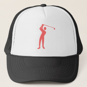 Casquette Golf - rose tropicale