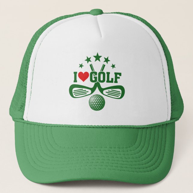 Casquette Golfeurs, J'Aime Le Golf (Devant)