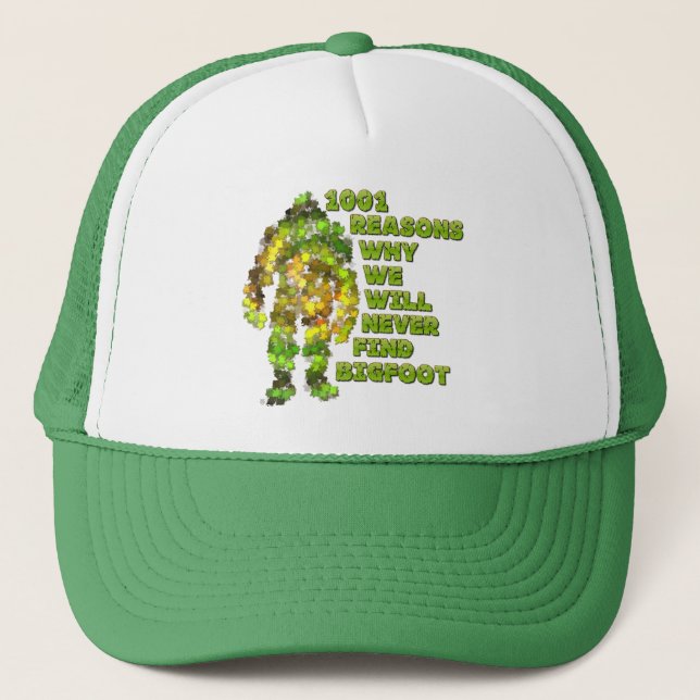 Casquette Gone Squatchin : Bobo ne trouvera jamais Bigfoot (Devant)