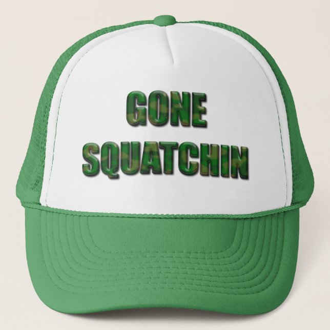 Casquette Gone Squatchin - Version Camo (Devant)