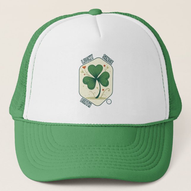 Casquette Good Luck Shamrock St Patrick’s Day - boné (Devant)