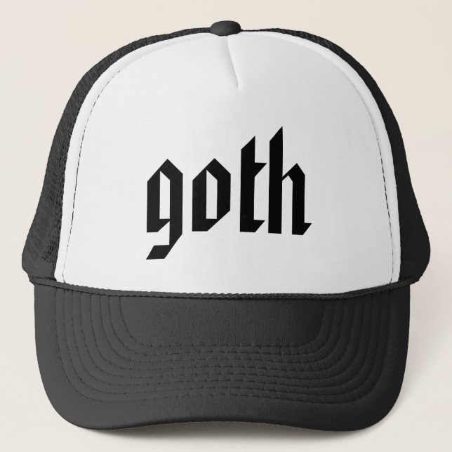 Casquette Goth - Anarchie - Chapeau de camion (Devant)