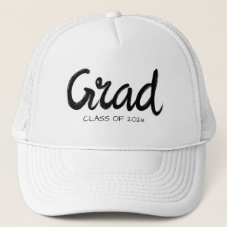 Casquette Grad graduate personalized year handwriten text