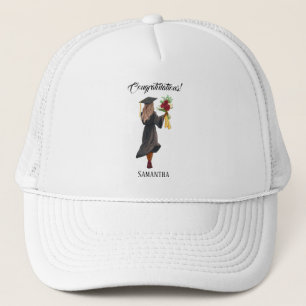 Casquette Graduation de l'aquarelle personnalisée (5)
