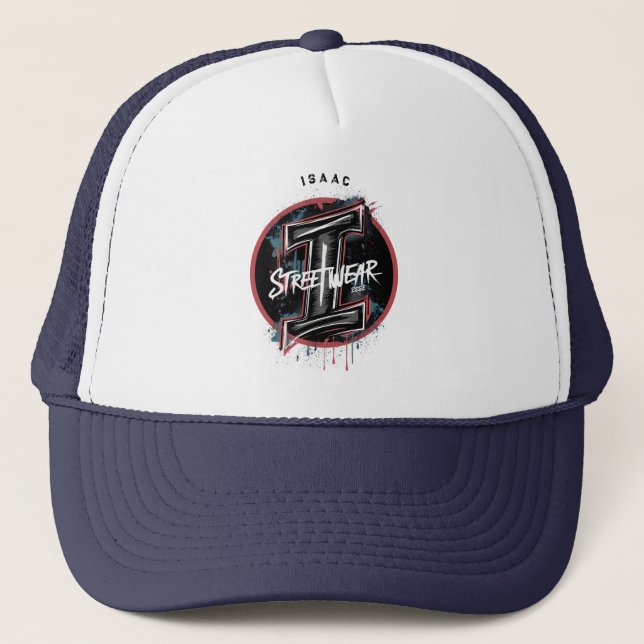 Casquette Graffiti "I" de style urbain (Devant)
