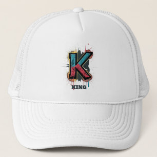 Casquette Graffiti K Bold One-Letter personnalisable