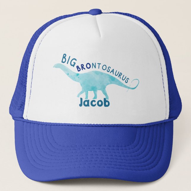 Casquette Grand Brontosaurus Dinosaur Baby Brother personnal (Devant)