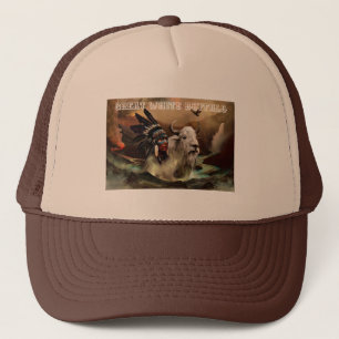 Casquette Grand Buffle blanc