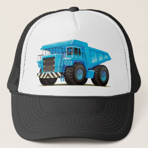 Casquette Grand camion à benne basculante bleu