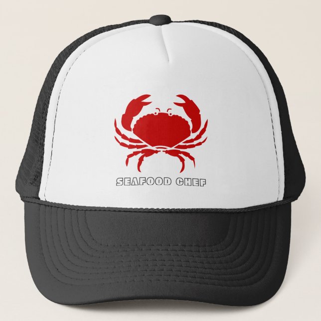 Casquette Grand crabe de fruits de mer (Devant)