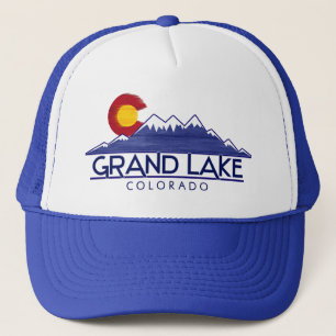 Casquette Grand Lake Colorado chapeau de montagnes en bois